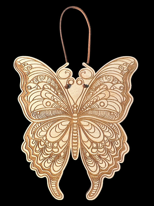 Beautiful Butterfly - DIY Paint, Art, Art Kit, Paint Kit, Hobby, Wall Decor, Adult Coloring, Laser Engraved, Wood Art